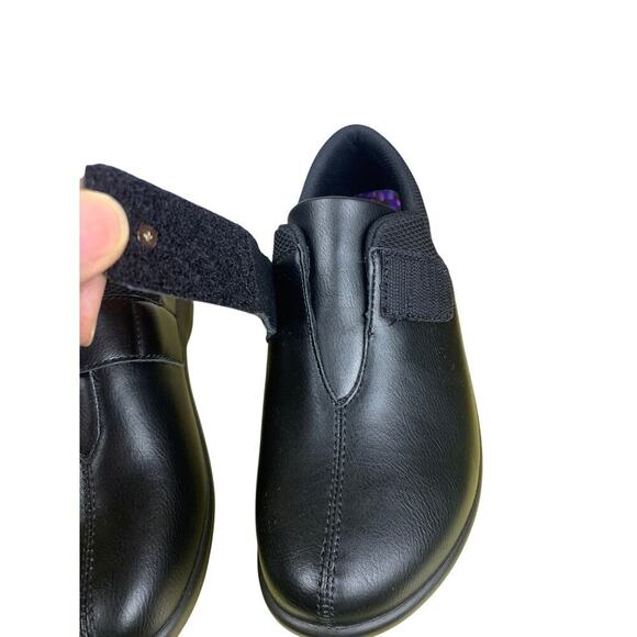 Alegria Danni Jet Black Vegan Leather Clogs EU 36 US 6-6.5 - Picture 7 of 9